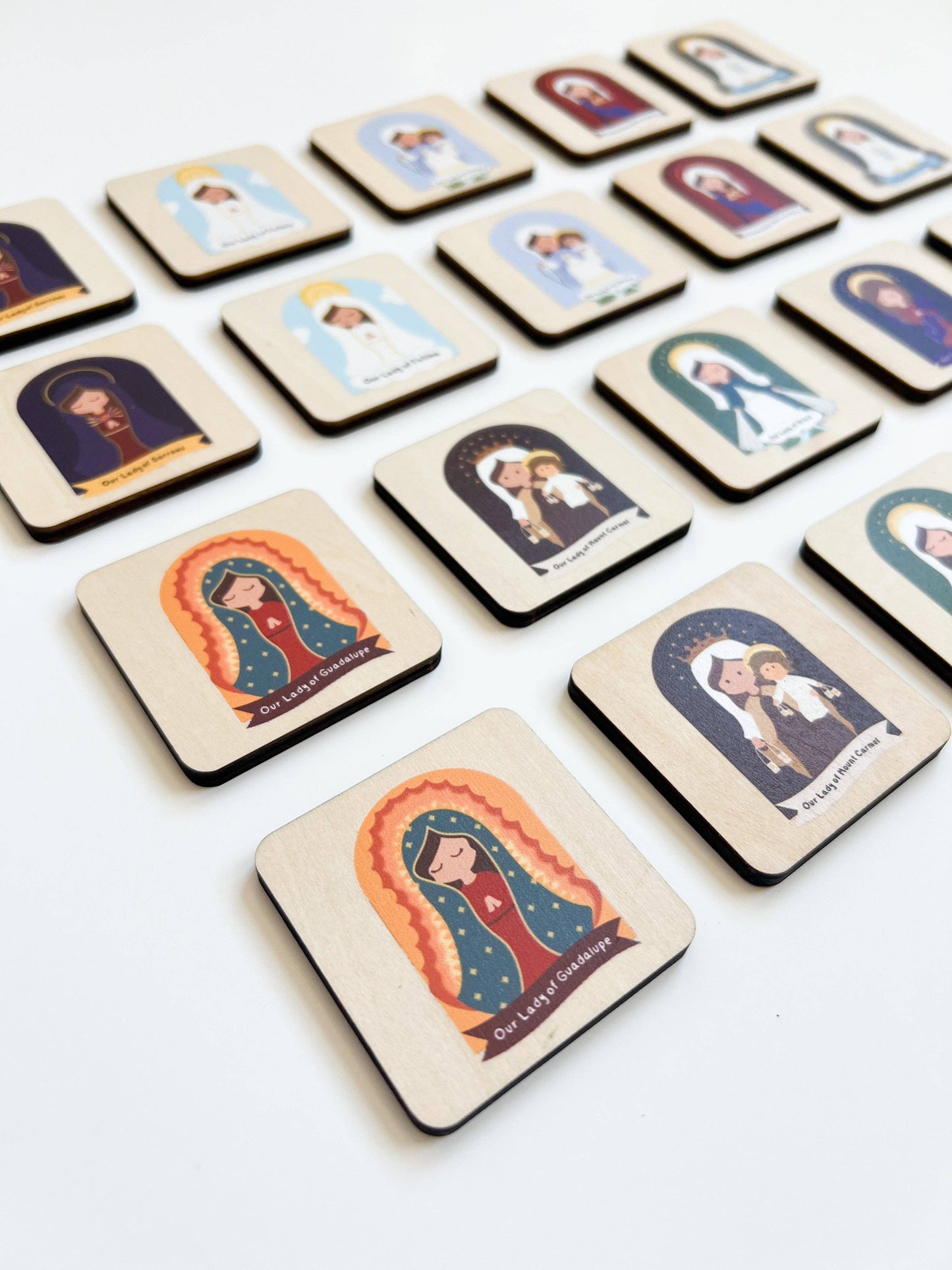 Mary Matching Wooden Game