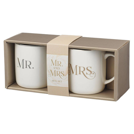 Mr. & Mrs. Mug Set 1 Cor. 13:4
