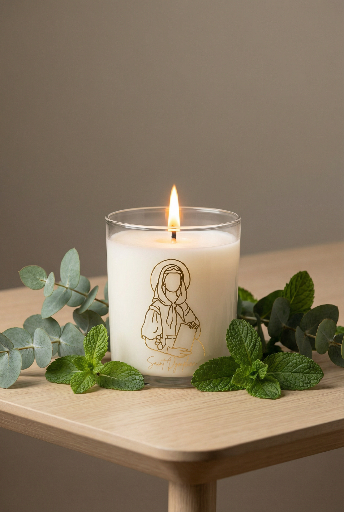 Saint Dymphna Soy Candle