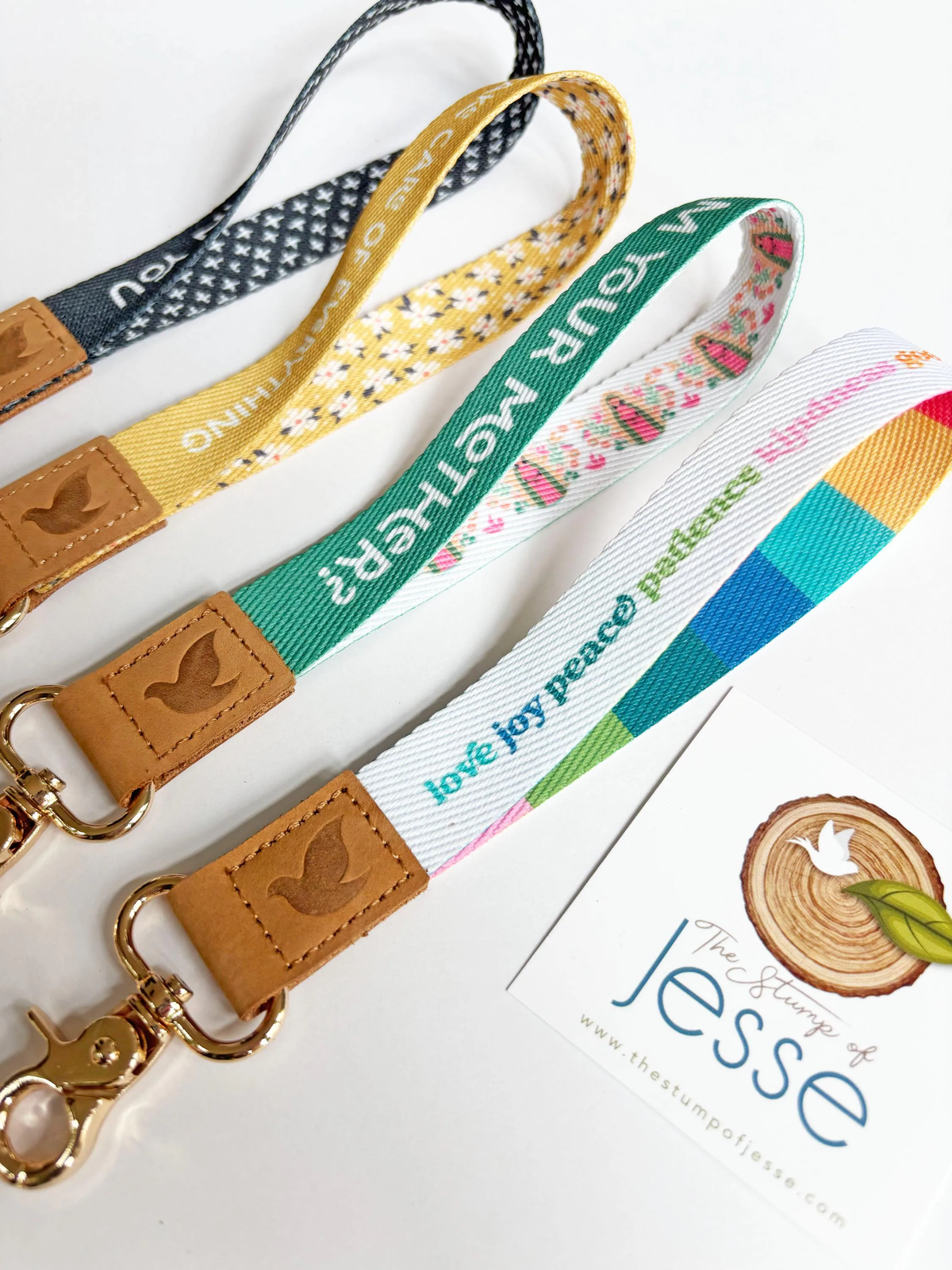 Jesus I Surrender Wristlet Keychain
