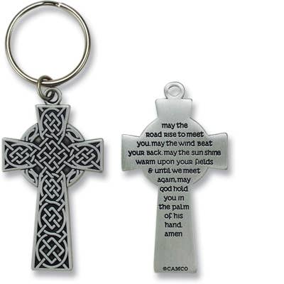 Celtic Cross Key Ring
