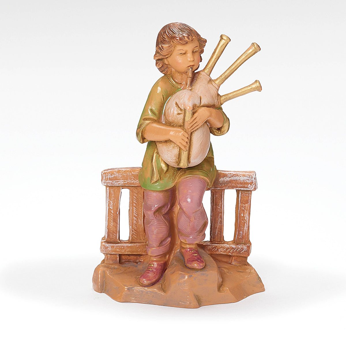 Fontanini 5" Scale Jonas Boy Bagpiper Nativity Figure