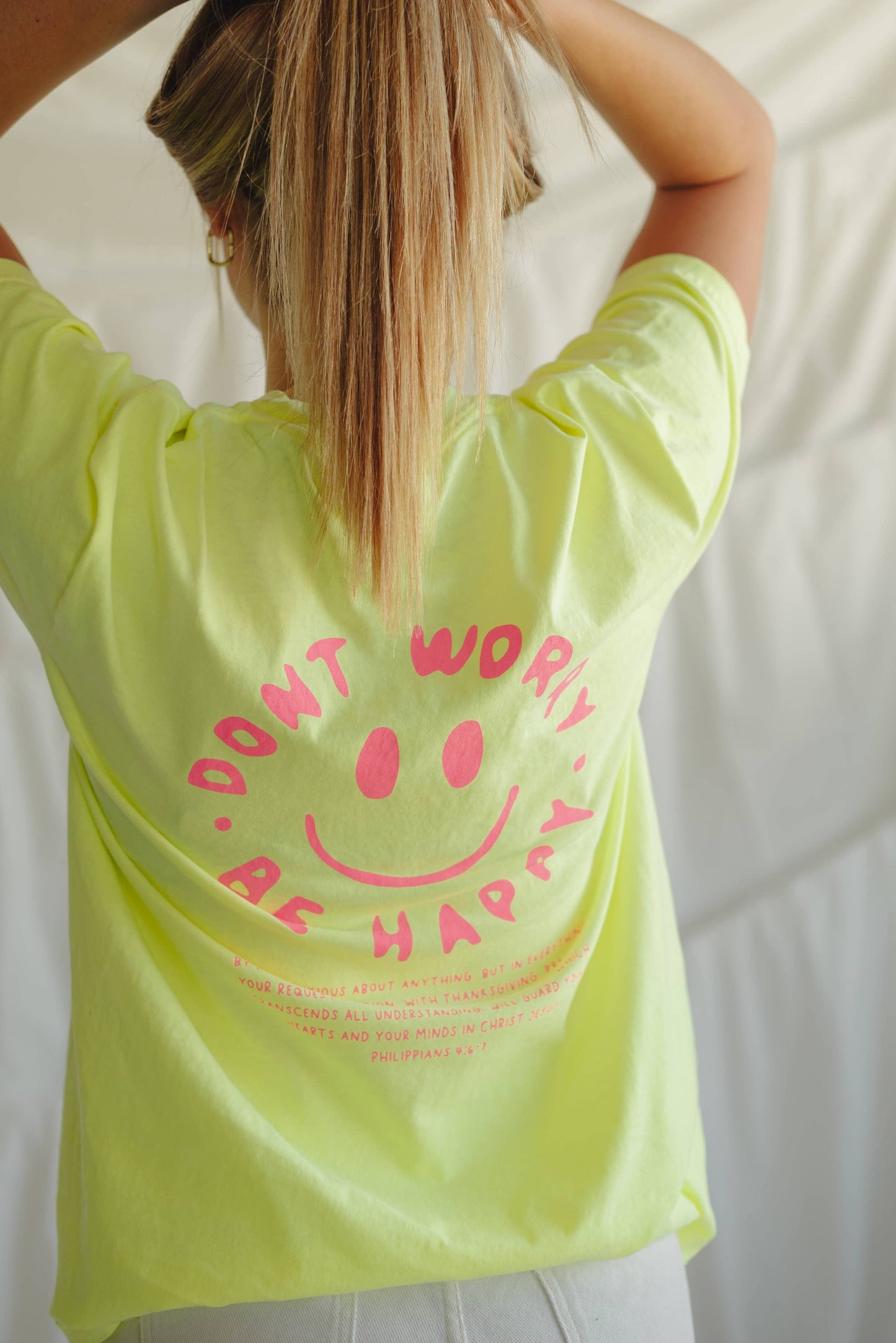 Be Happy Tee - Yellow (CLOSEOUT)