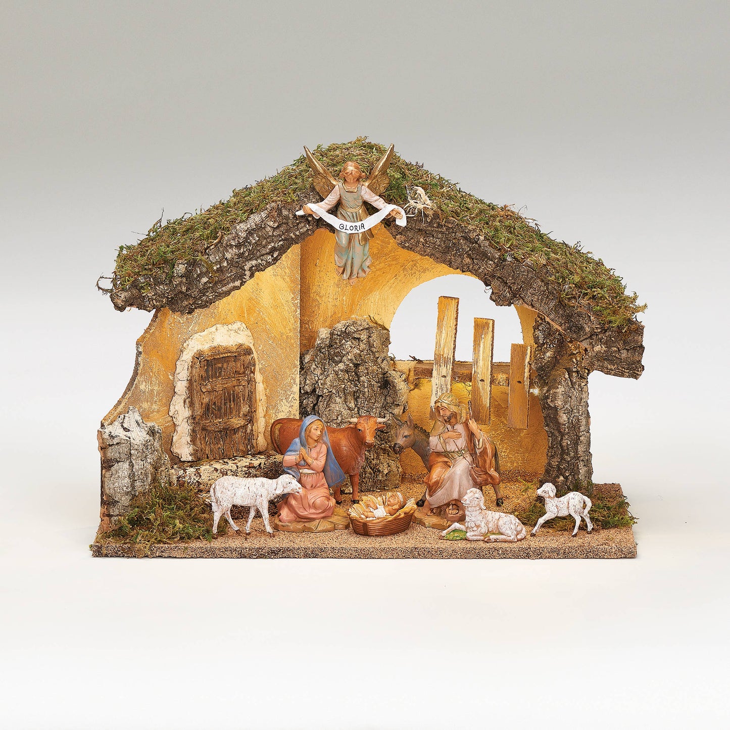 Fontanini 9-Figure Lighted Nativity Set – 5" Scale