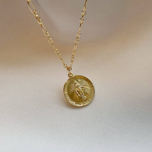 Our Lady Gold Filled Necklace