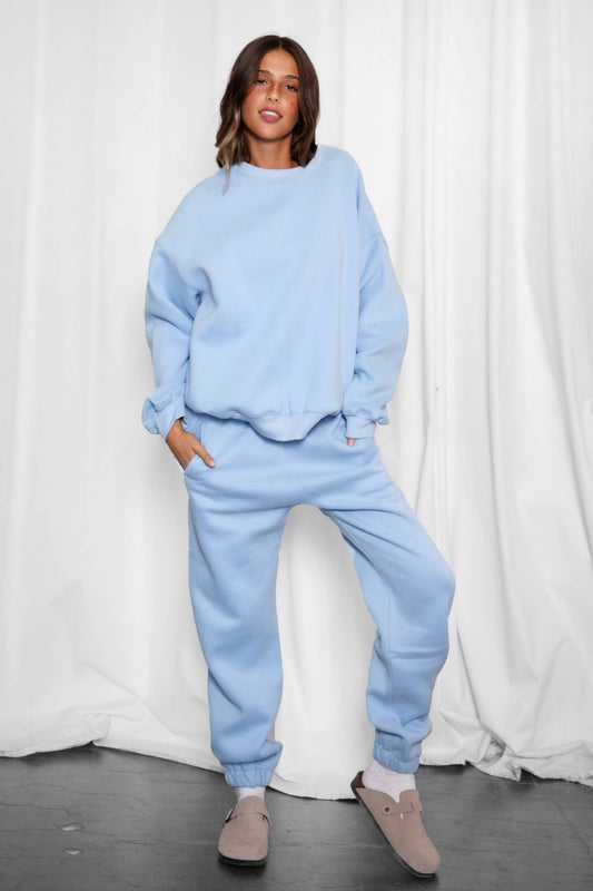 Jesus I Trust In You Baby Blue Sweatshirt