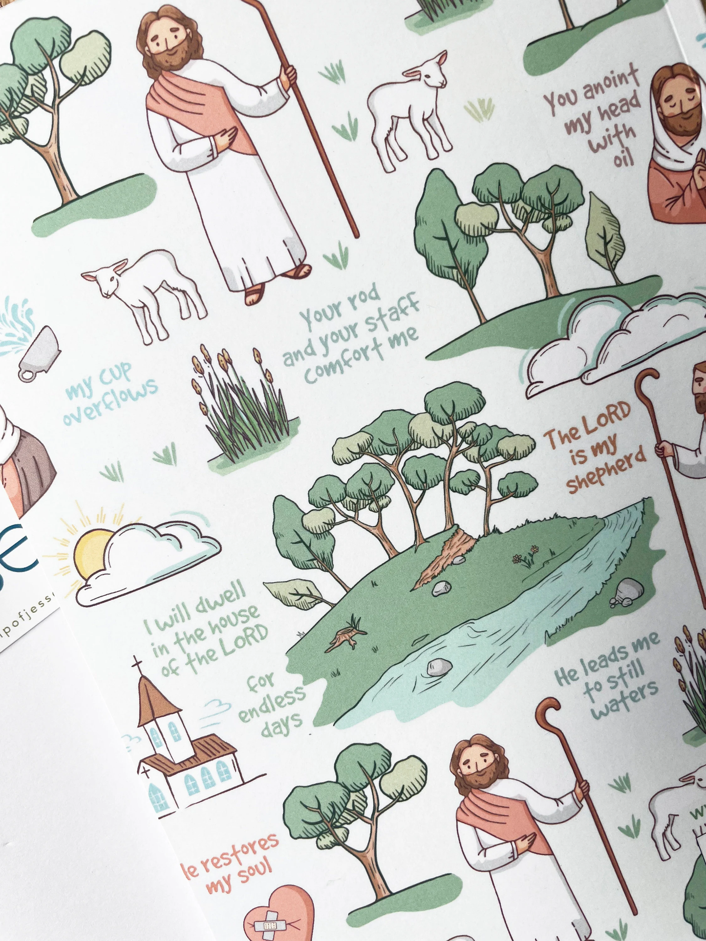 The Lord is my Shepherd Ruled Notebook | Journal I Psalm 23