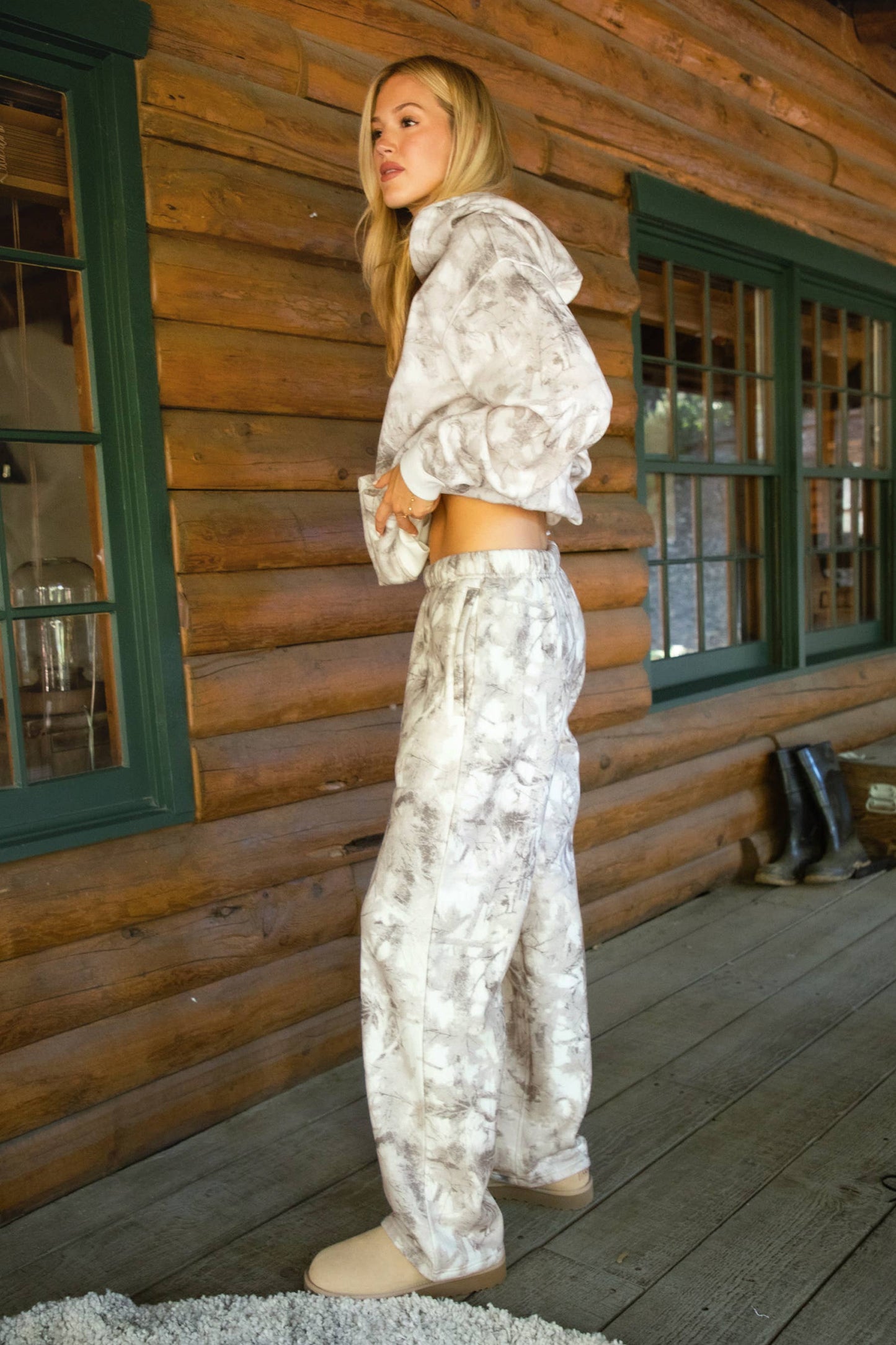 Light Woodland Camo Lounge Fleece Sweatpants