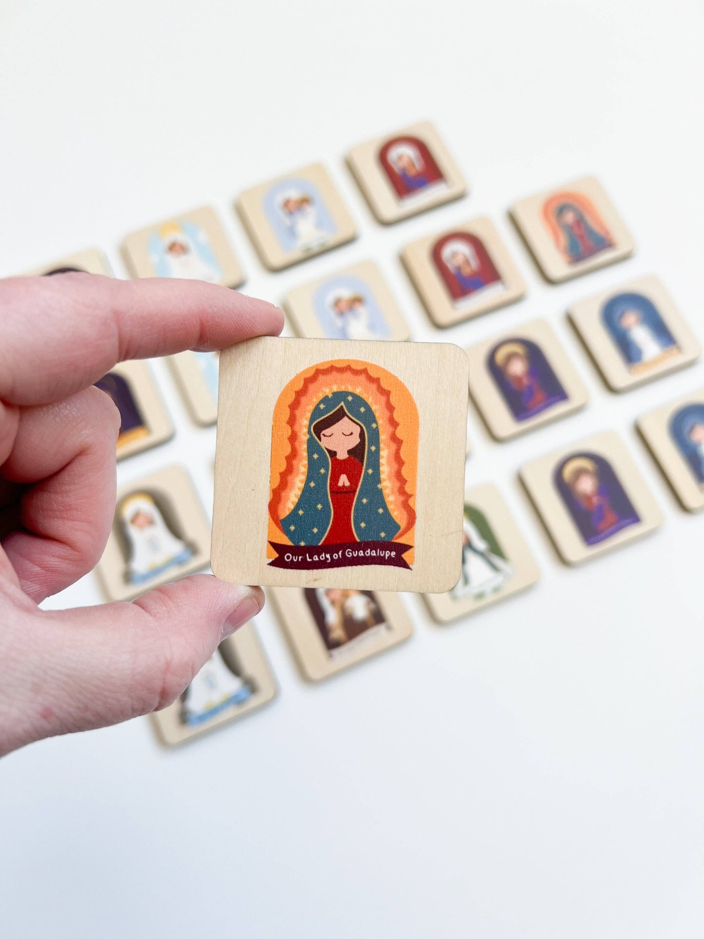 Mary Matching Wooden Game