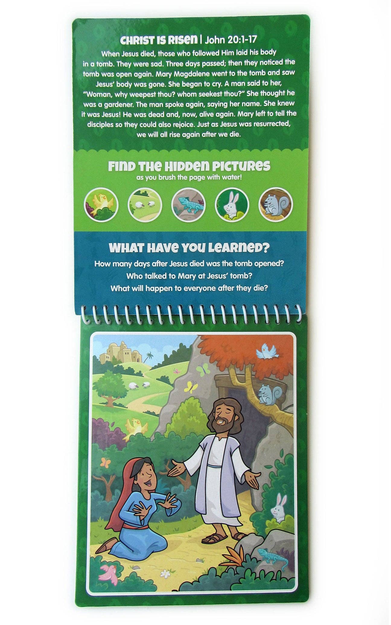 New Testament Aqua Brush Activity Book, Reusable Travel Activity