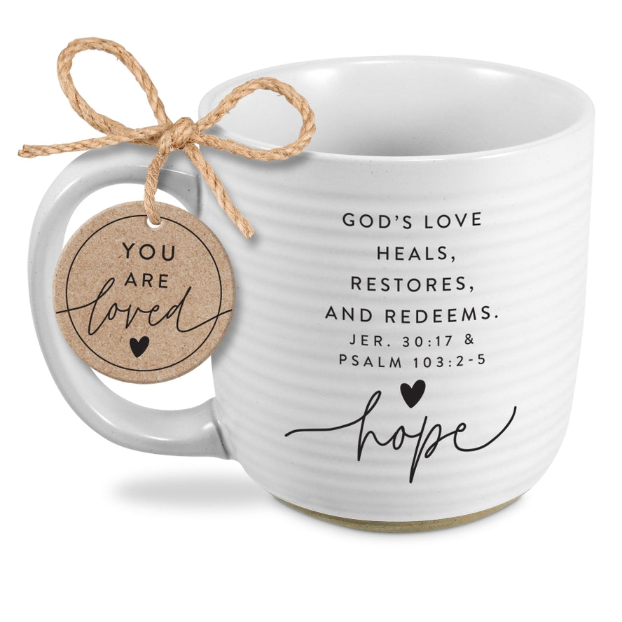 Hold onto hope mug    Hope