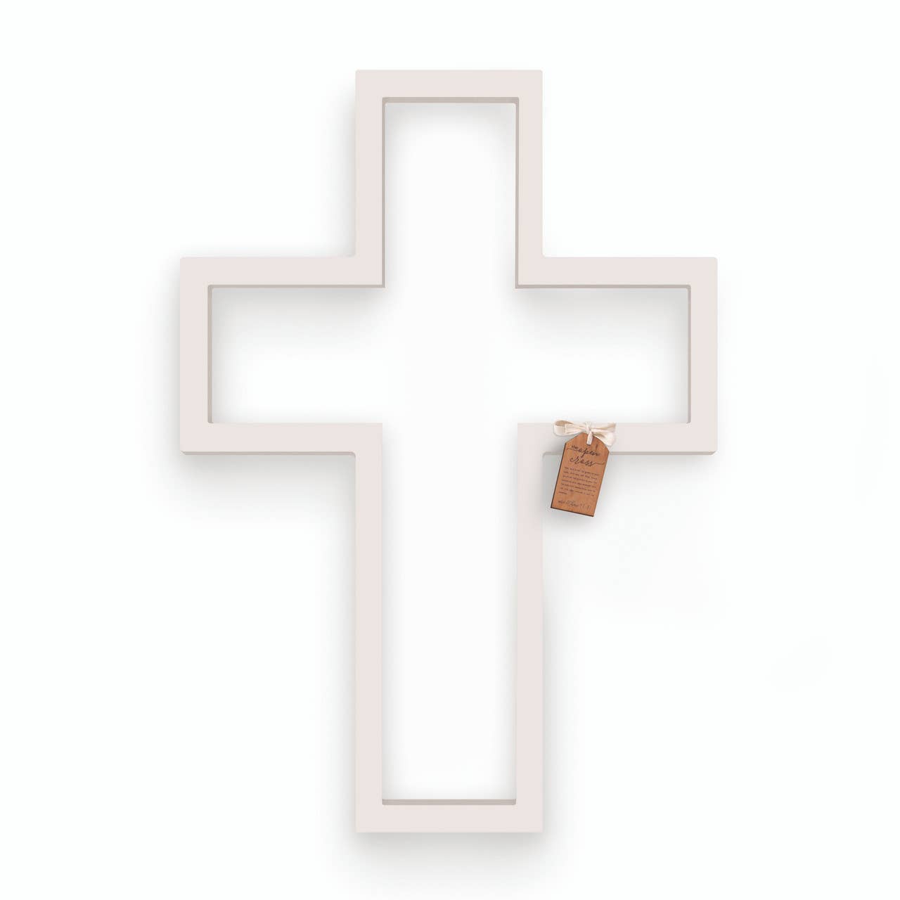 The Open Cross Collection - White Open Cross - 34"H