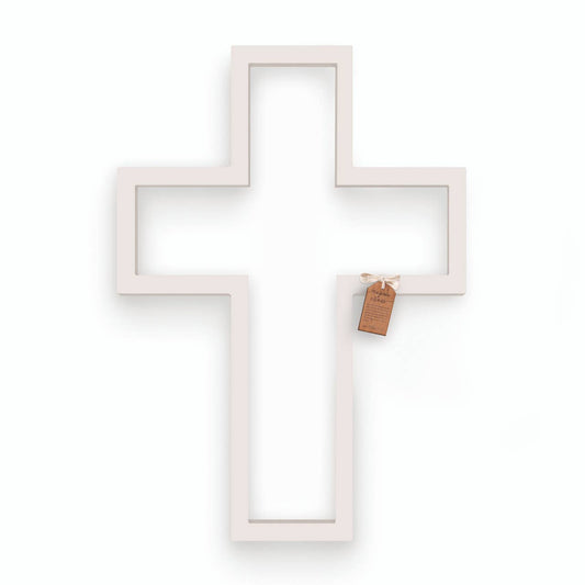 The Open Cross Collection - White Open Cross - 34"H