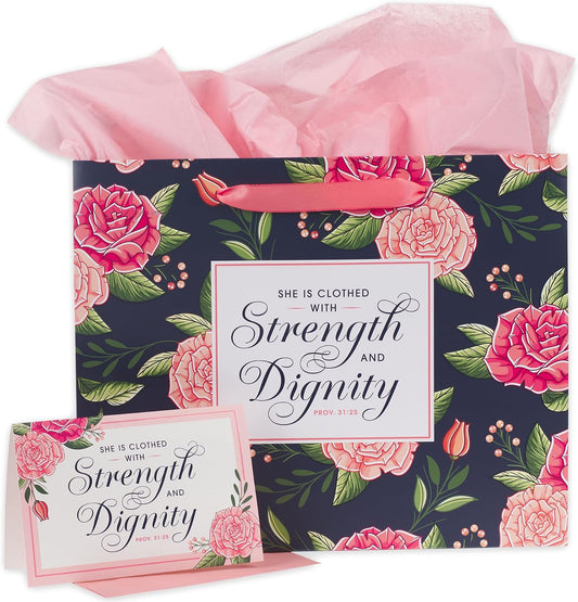 Large Scripture Gift Bag with Card & Tissue