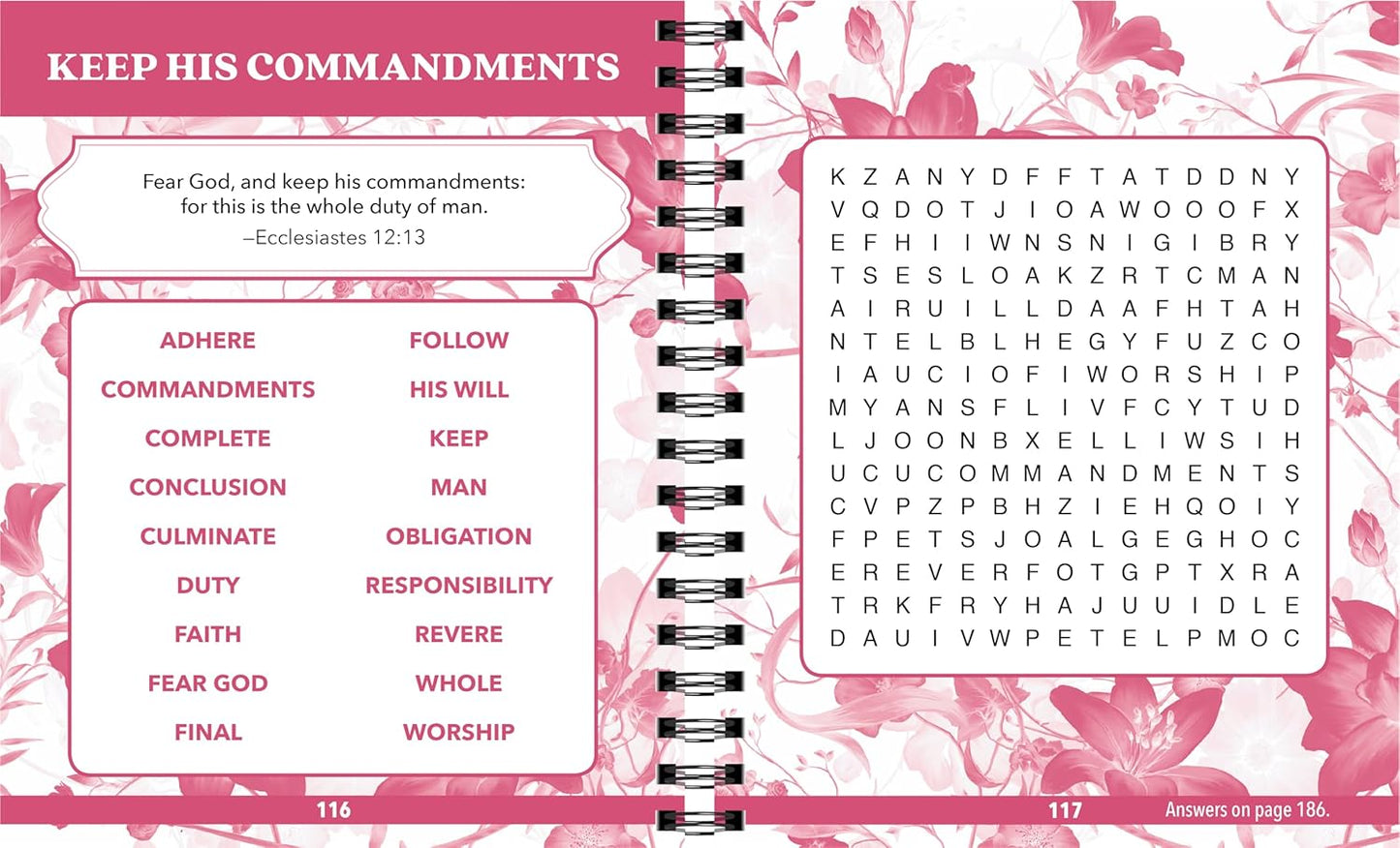 Brain Games - Large Print Bible Word Search