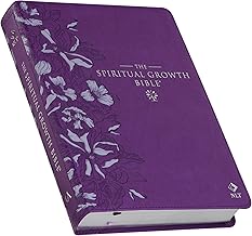 NLT Spiritual Growth Bible - Purple