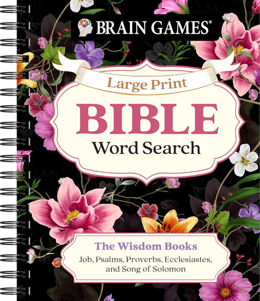 Brain Games - Large Print Bible Word Search
