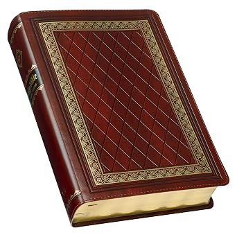 KJV Study Bible, Standard King James Version Holy Bible Saddle Tan / Diamond Debossed