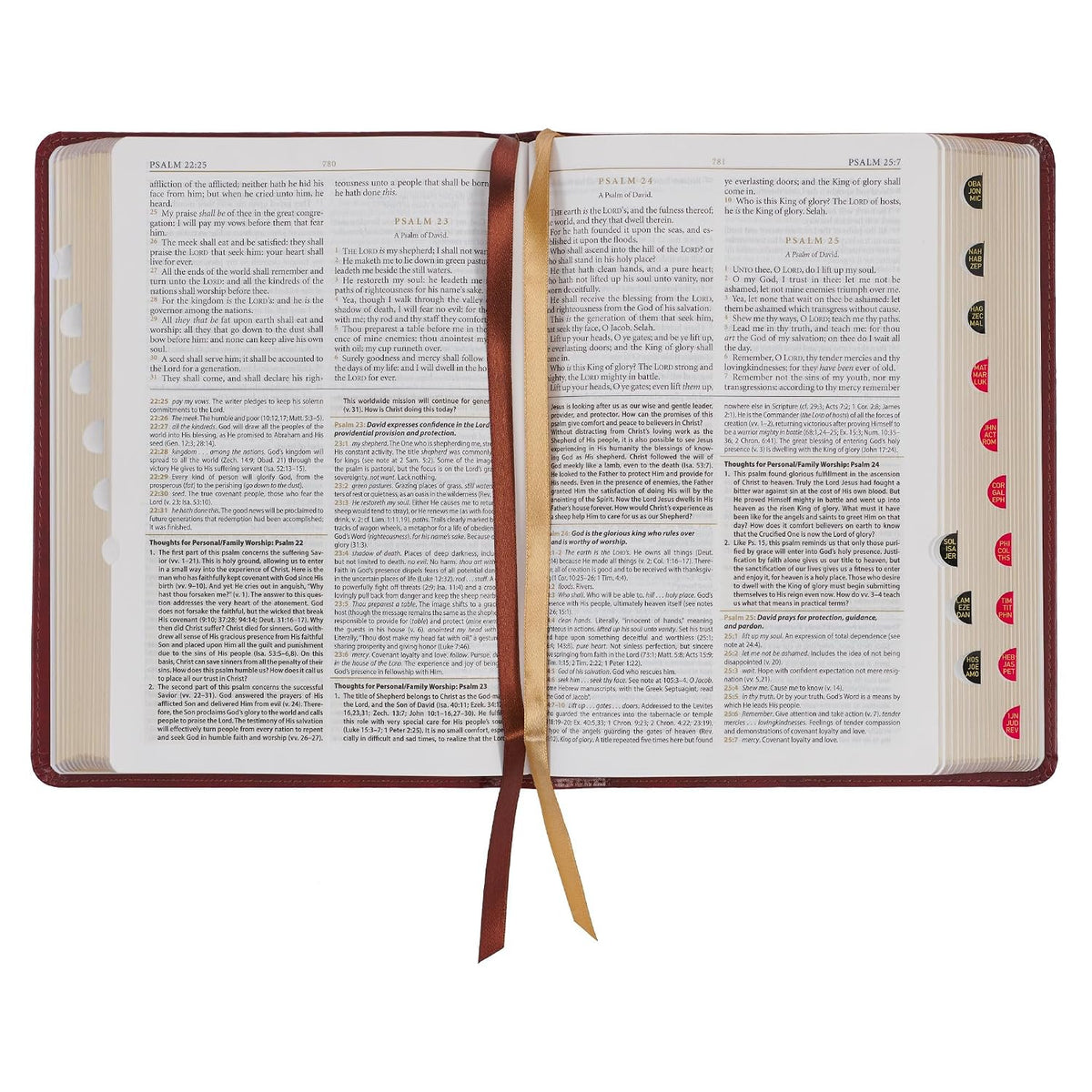 KJV Study Bible, Standard King James Version Holy Bible Saddle Tan / Diamond Debossed