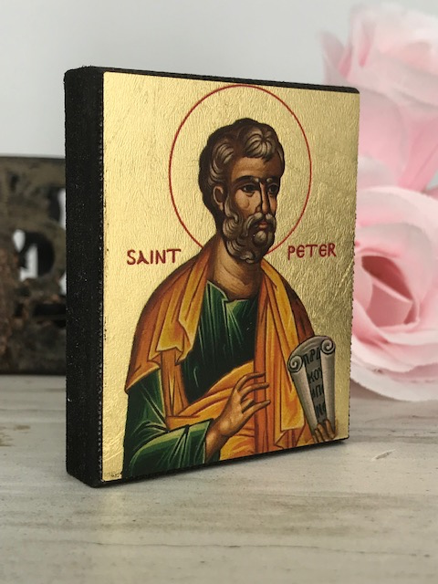 Saint Peter Silk Screen Icon Magnet