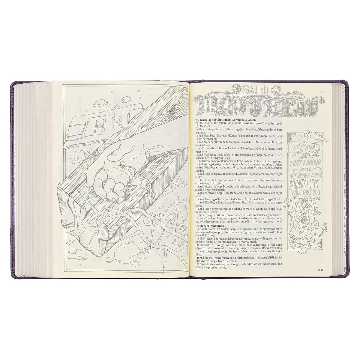 KJV Holy Bible, My Creative Bible, Faux Leather Hardcover w/Ribbon Markers