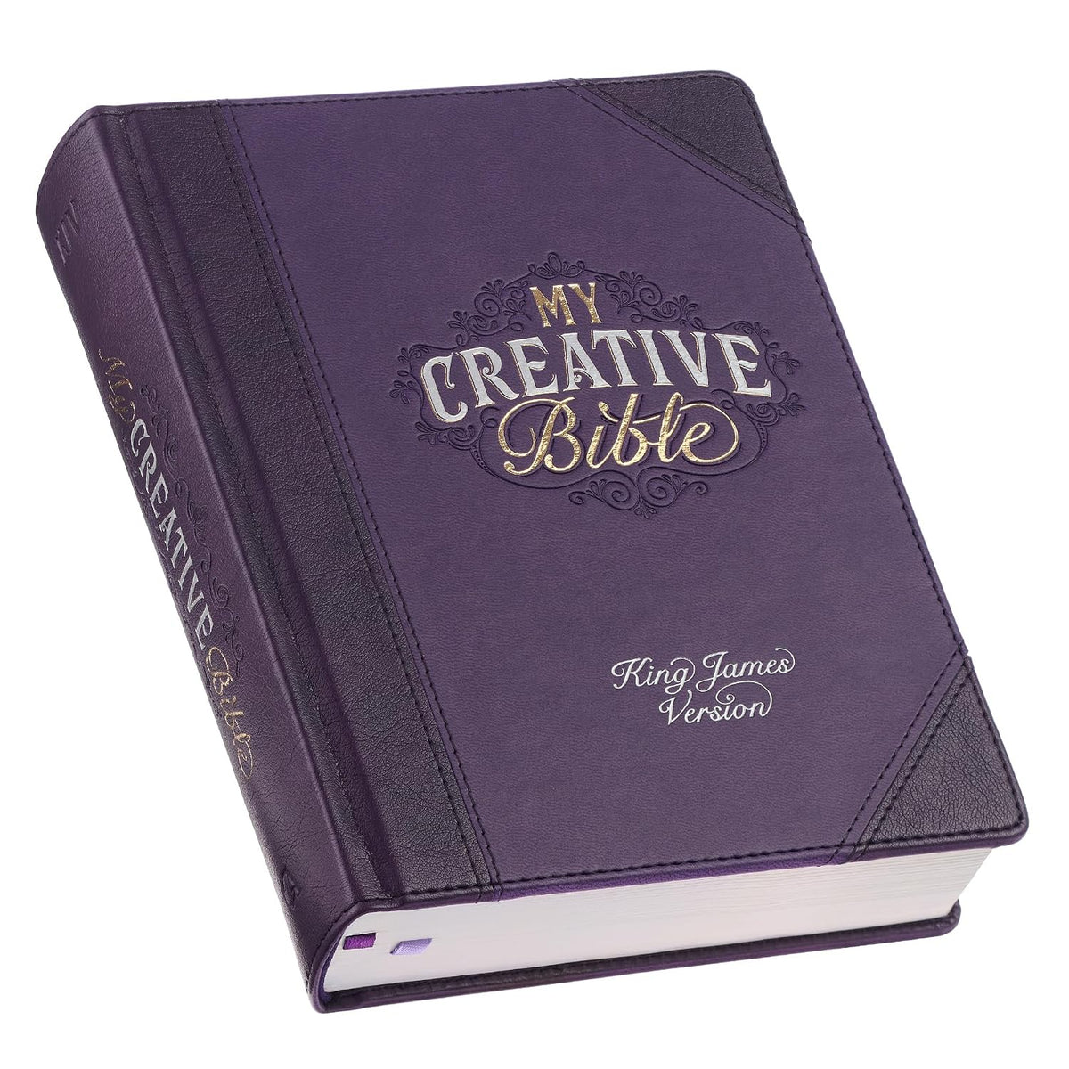 KJV Holy Bible, My Creative Bible, Faux Leather Hardcover w/Ribbon Markers