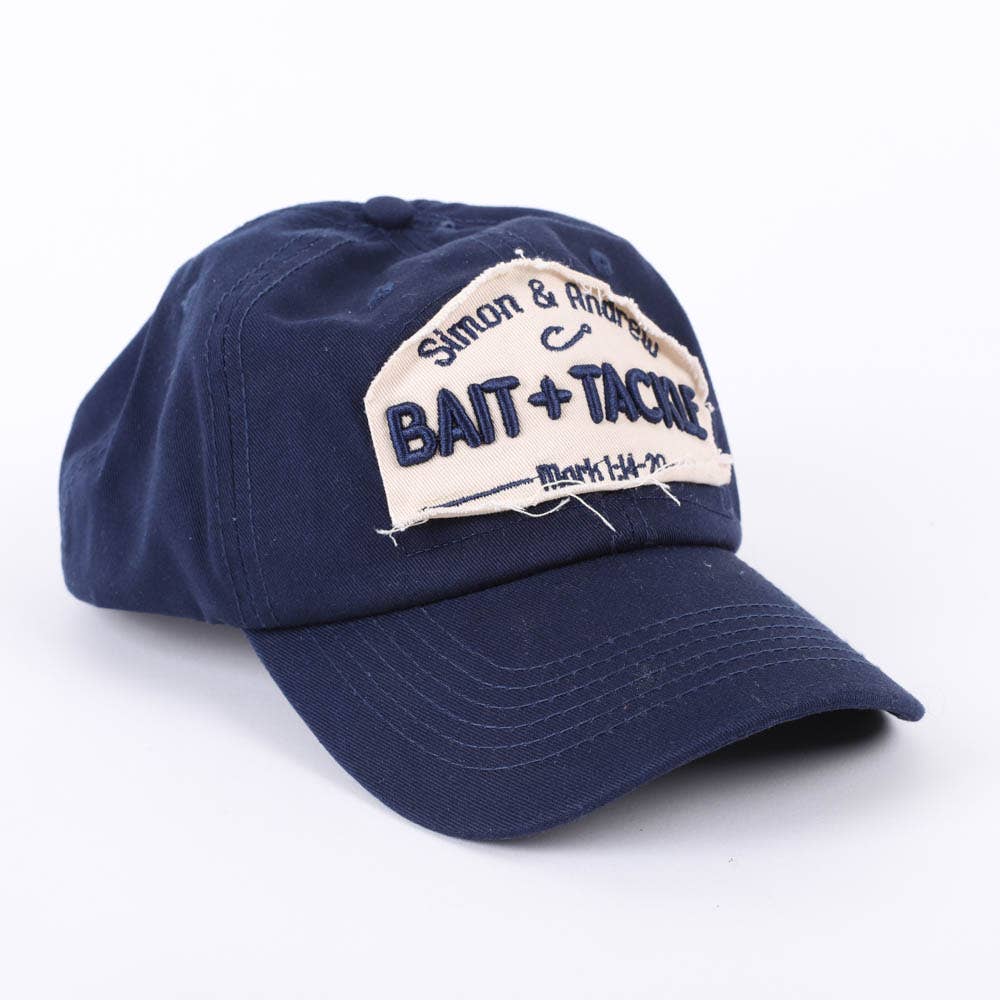 Hat - "Bait And Tackle" Navy