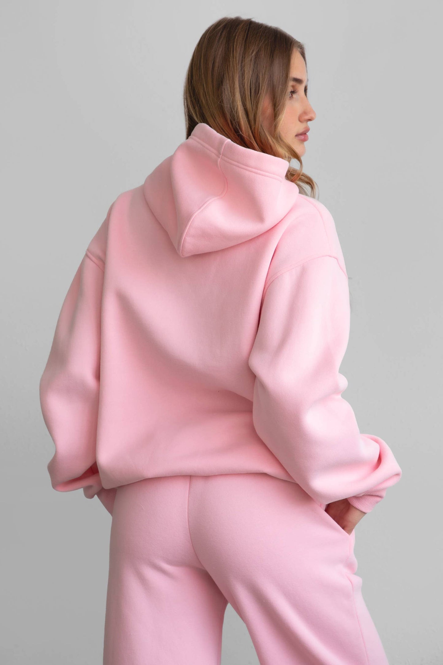 Jesus I Trust in You Oversized Blush Hoodie