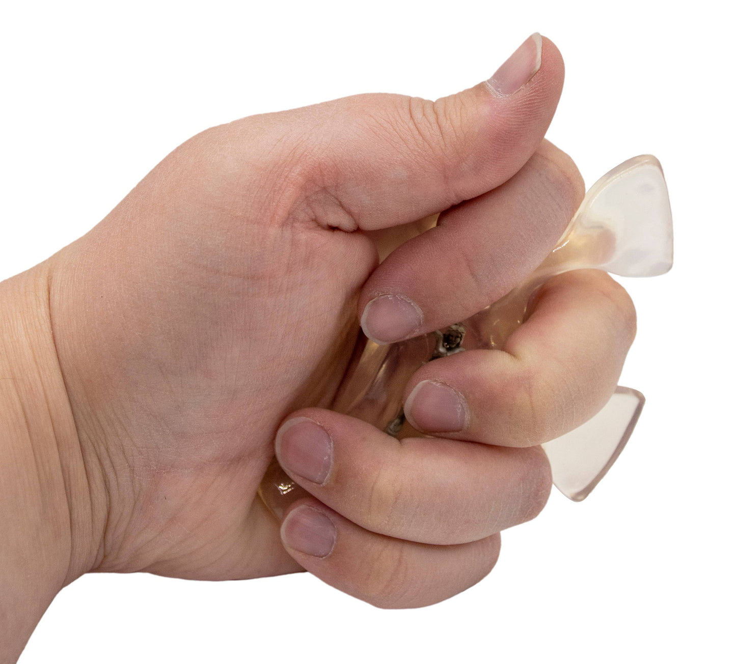 Clear Clinging Cross with Crucifix