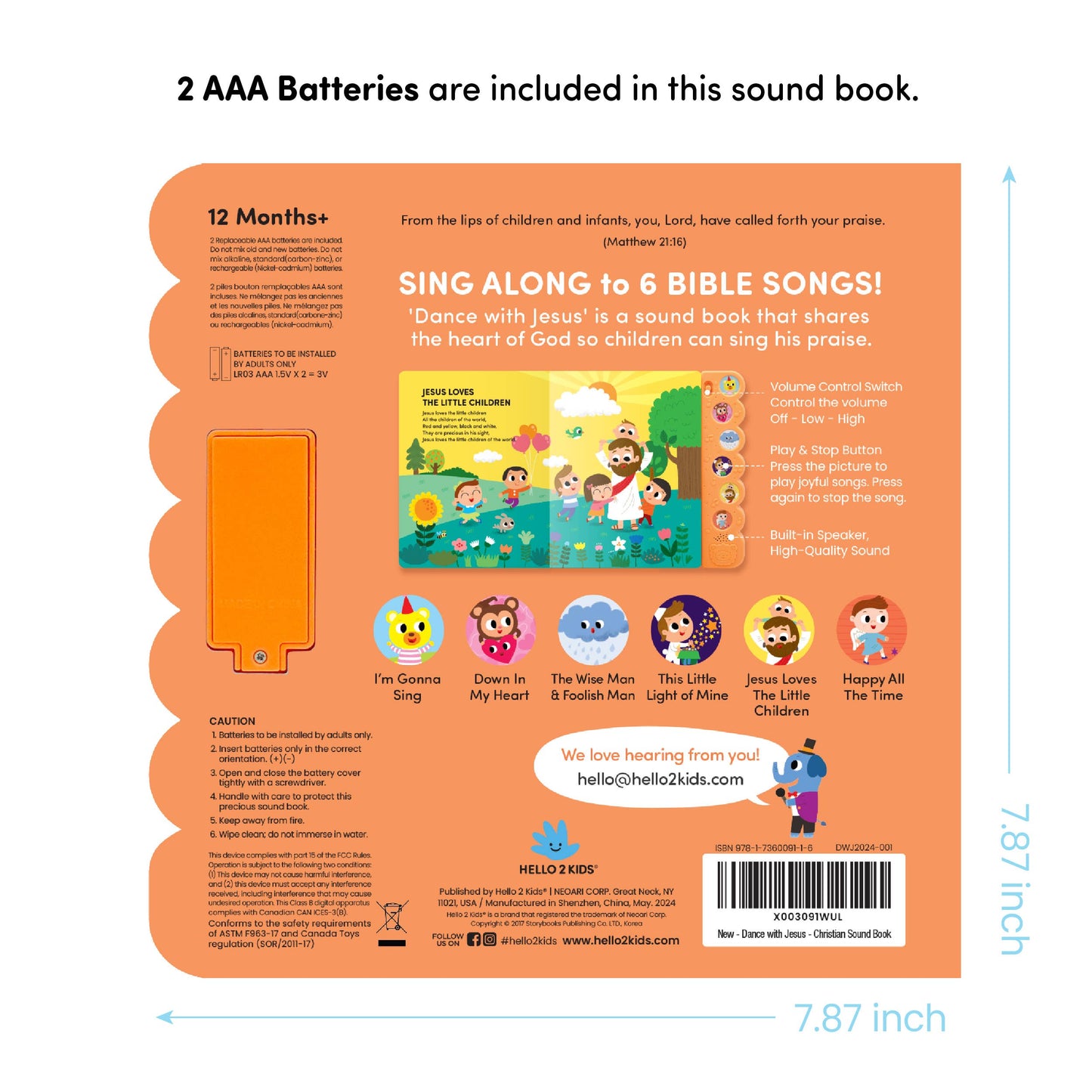 Dance with Jesus Sound Book