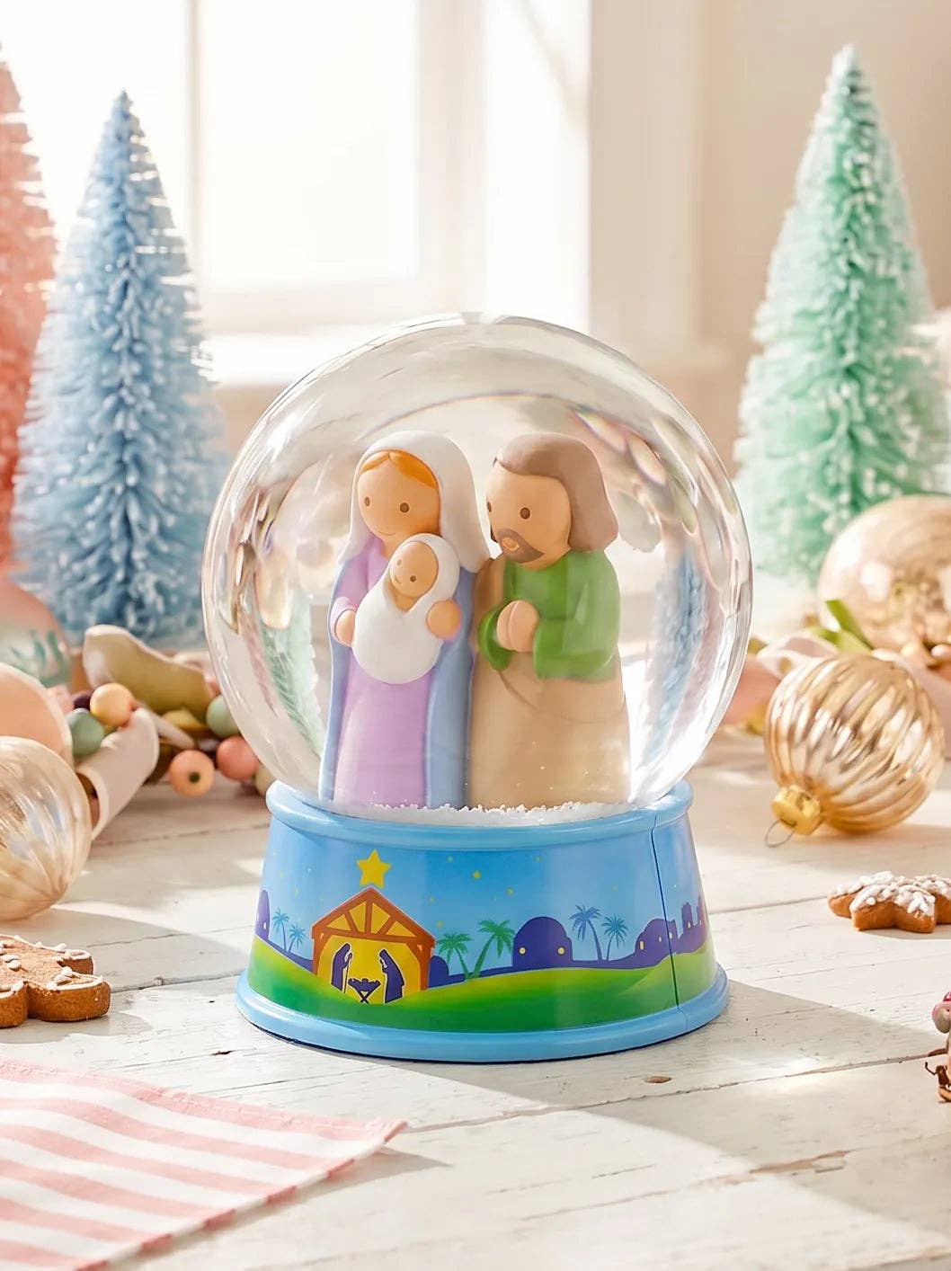 Holy Family Waterglobe