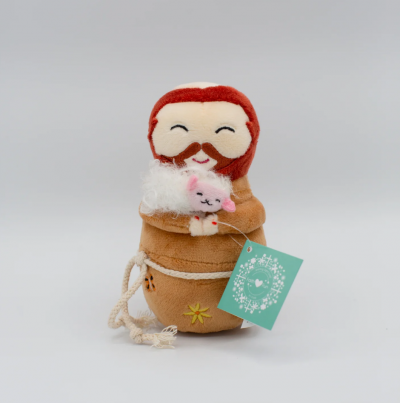Mini Francis of Assisi Plush Doll – St. George