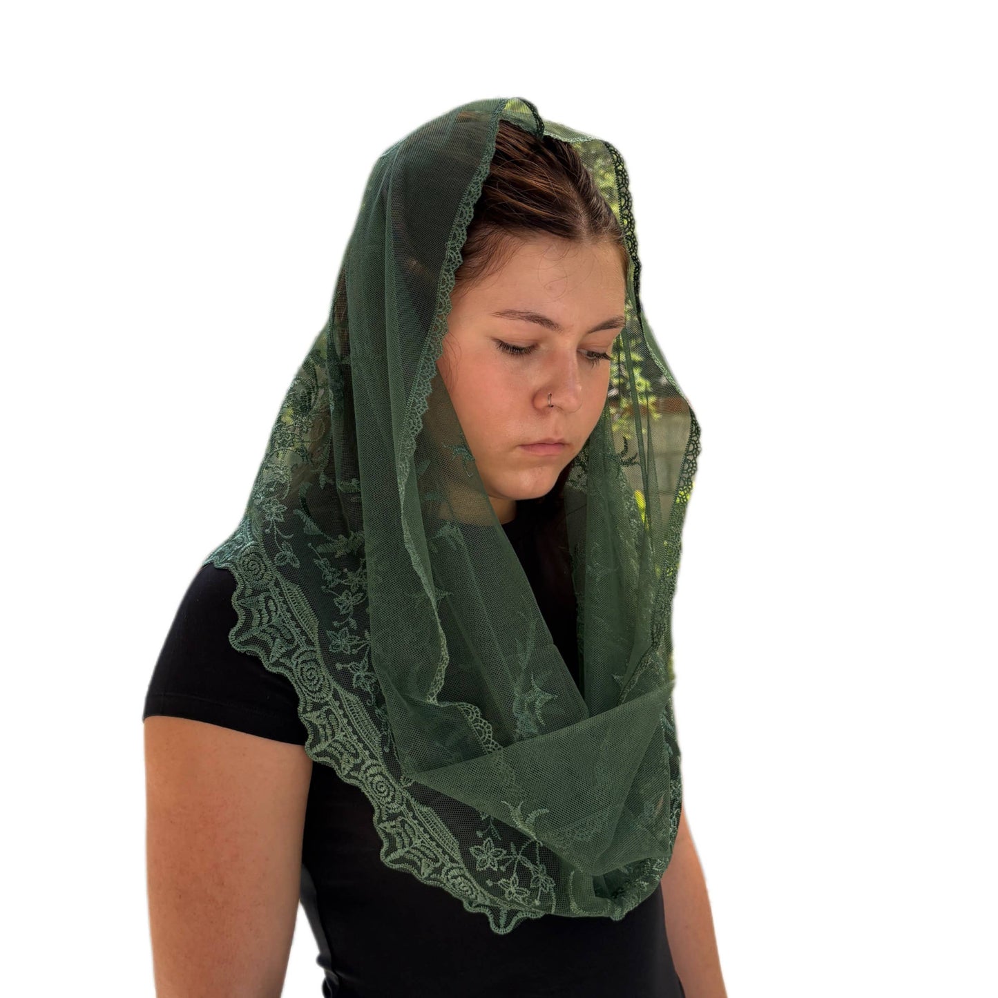 St. Veronica Infinity Veil - GREEN