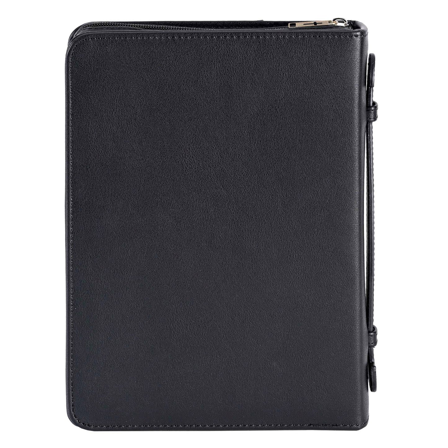 Black Faux Leather Harshell Bible Cover