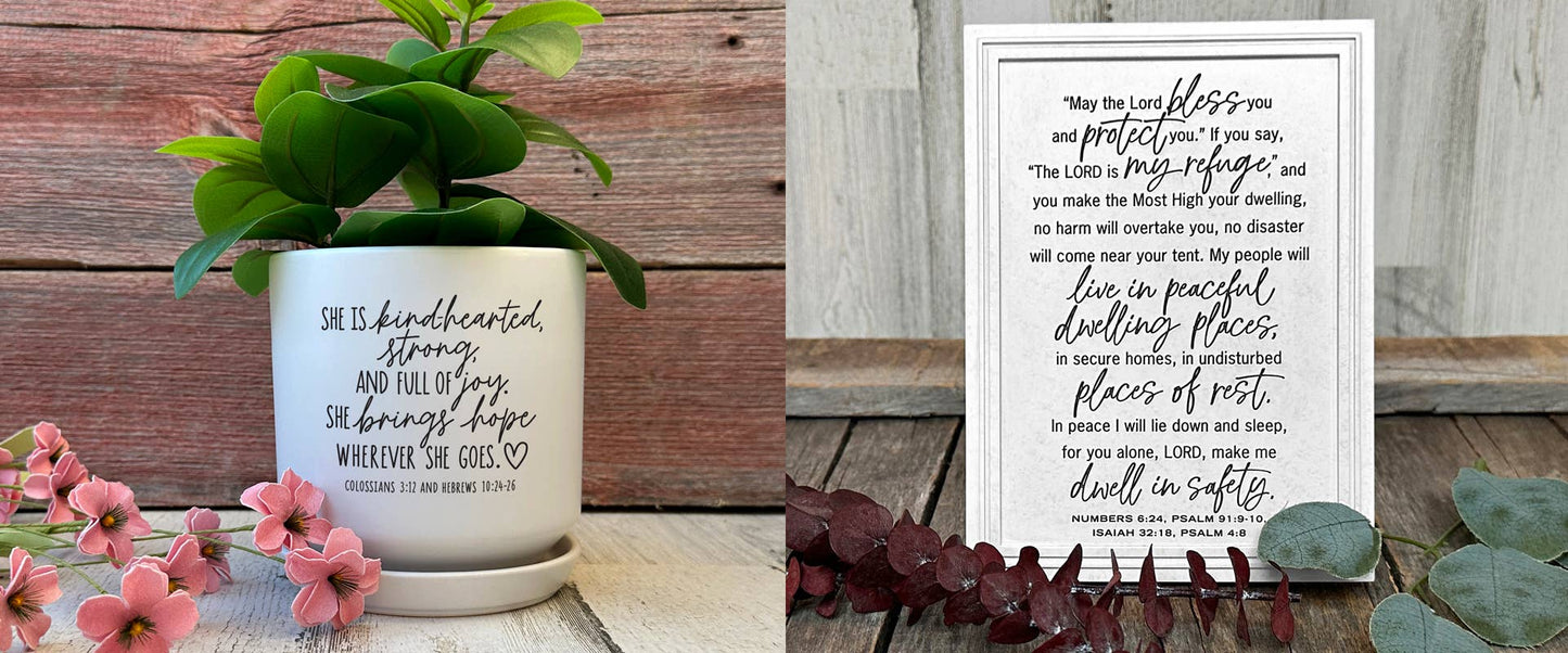 LCP Planter She Is Kindhearted And Strong