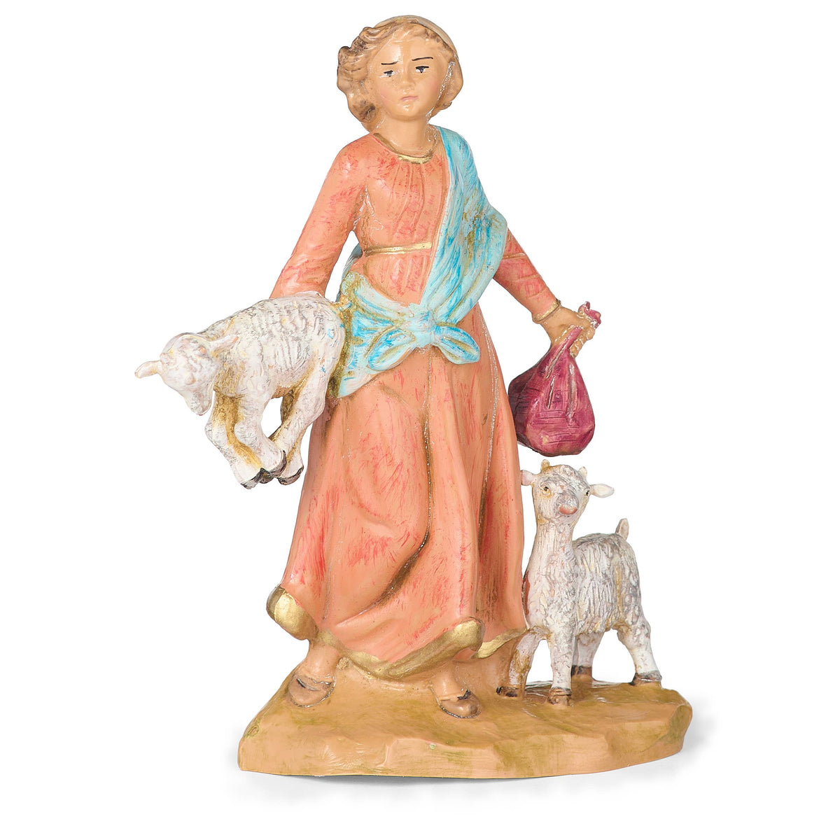 Fontanini 5" Scale Melia, Goat Herder Nativity Figure