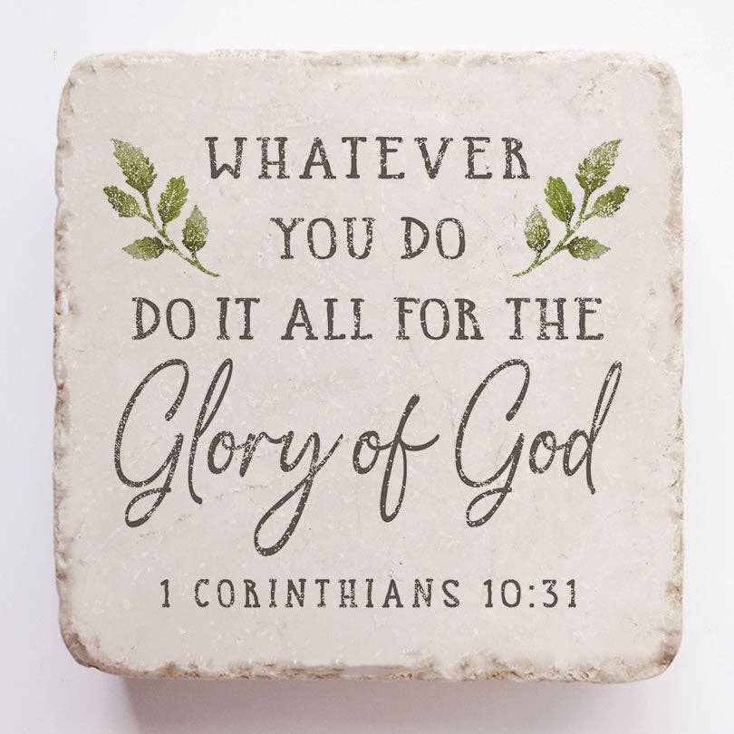 550 | 1 Corinthians 10:31 Stone Block