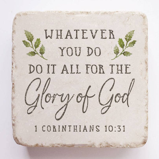 550 | 1 Corinthians 10:31 Stone Block