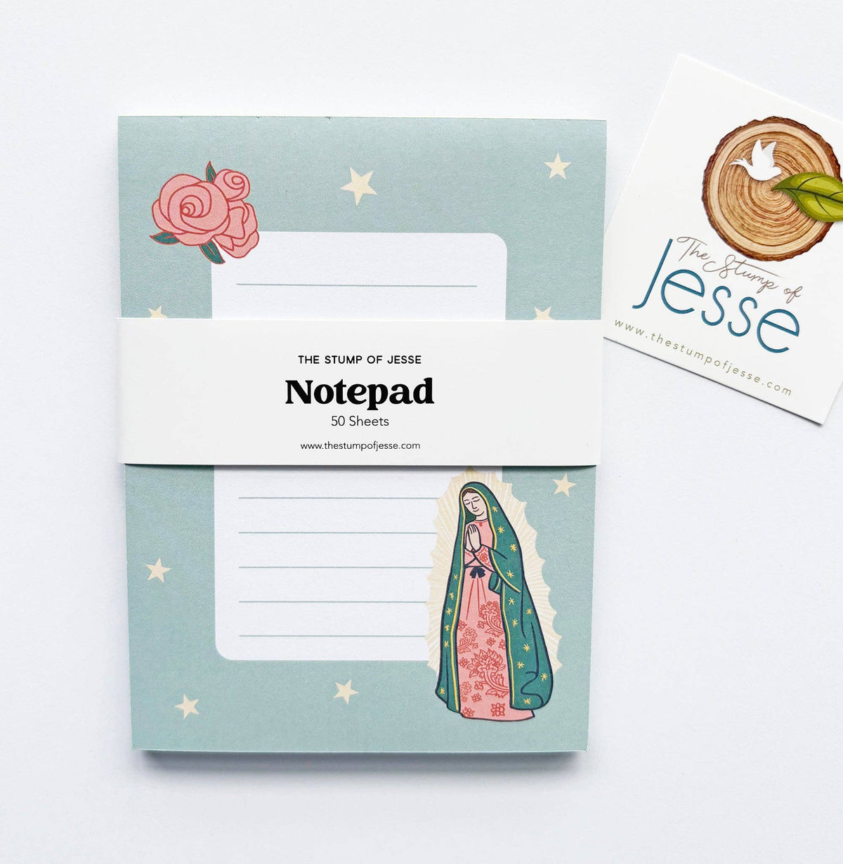 Marian & Saints Catholic Notepad, 5 Designs