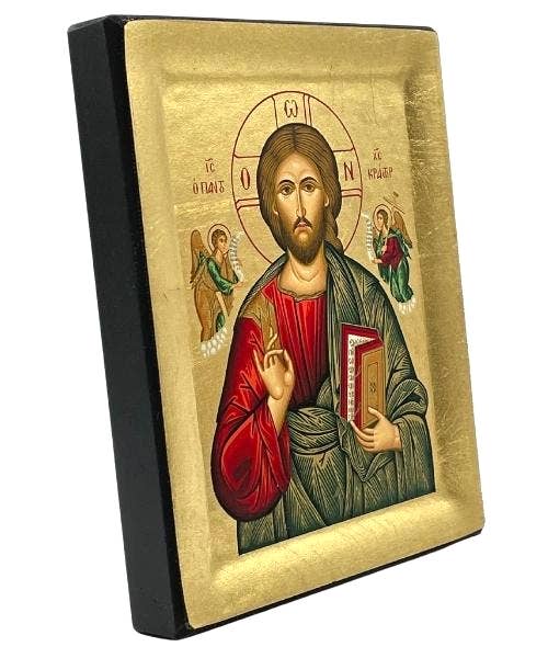 Jesus Christ Pantocrator Silk Screen Icon