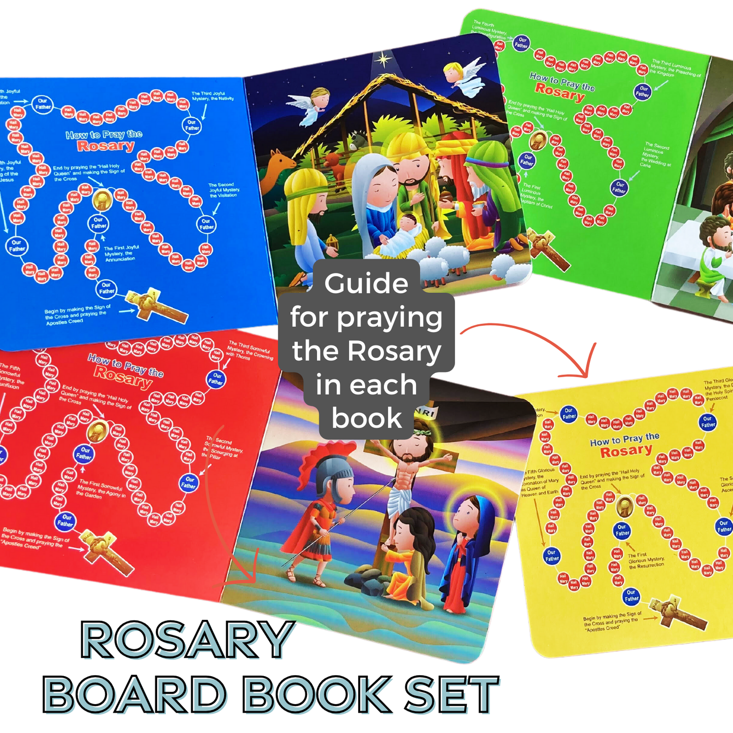 Mysteries of the Rosary Board Book Set