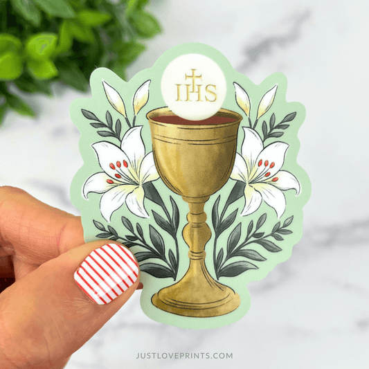 The Holy Eucharist Vinyl Sticker