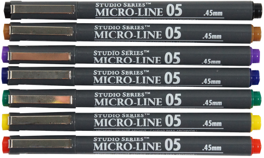 Studio Series Colored Micro-Line Pen Set (Set of 7)