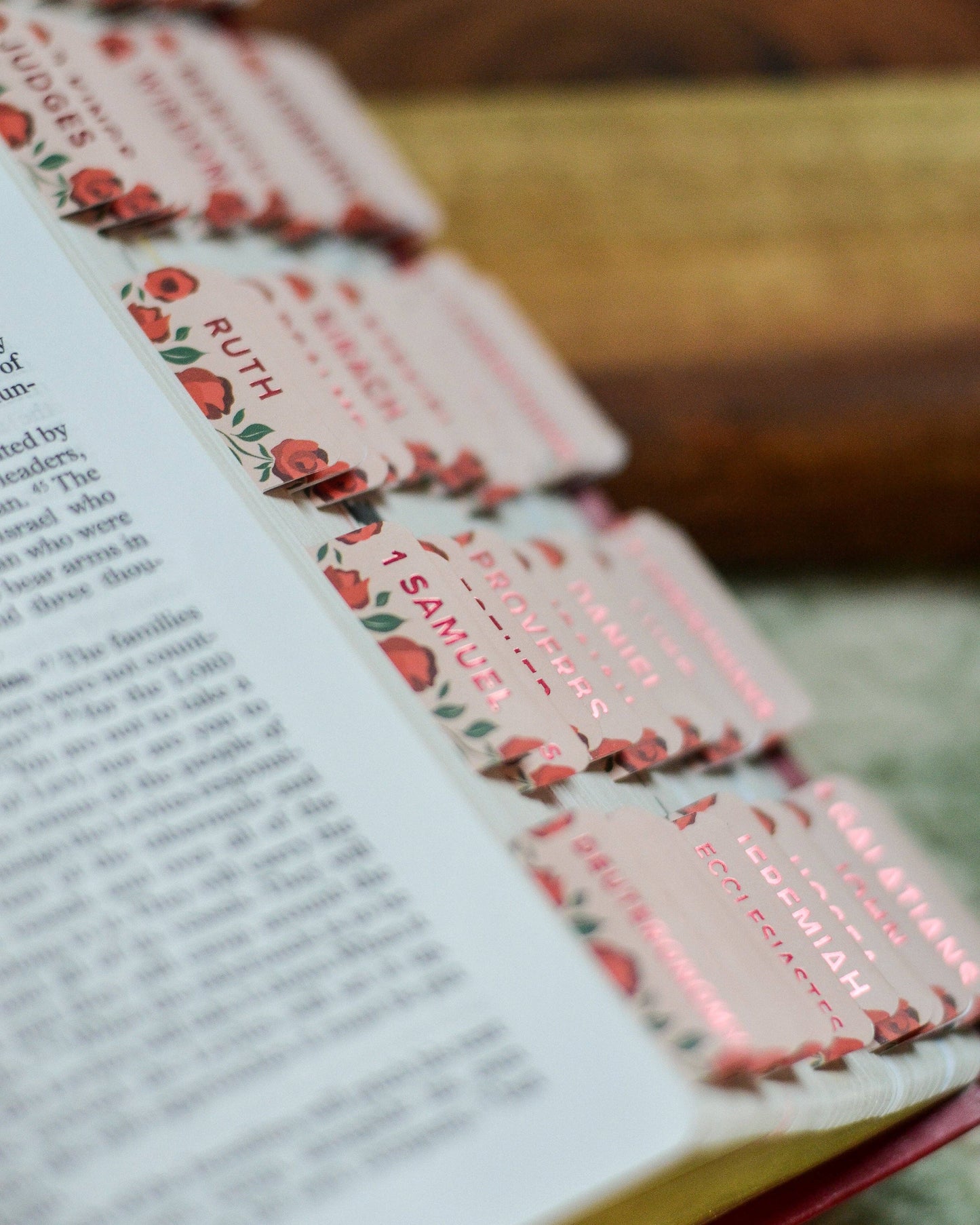 Shower of Roses Catholic Bible Tabs