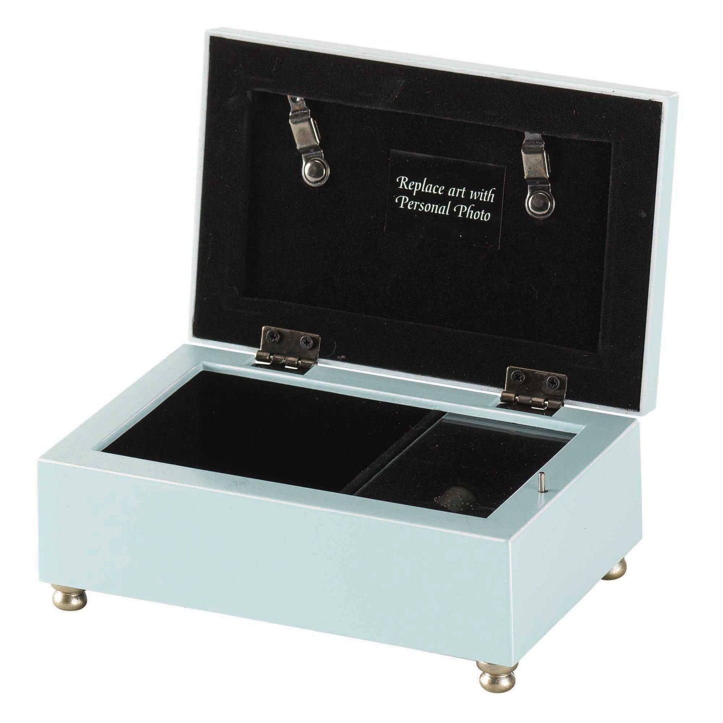 Precious Little One Blue Music Box