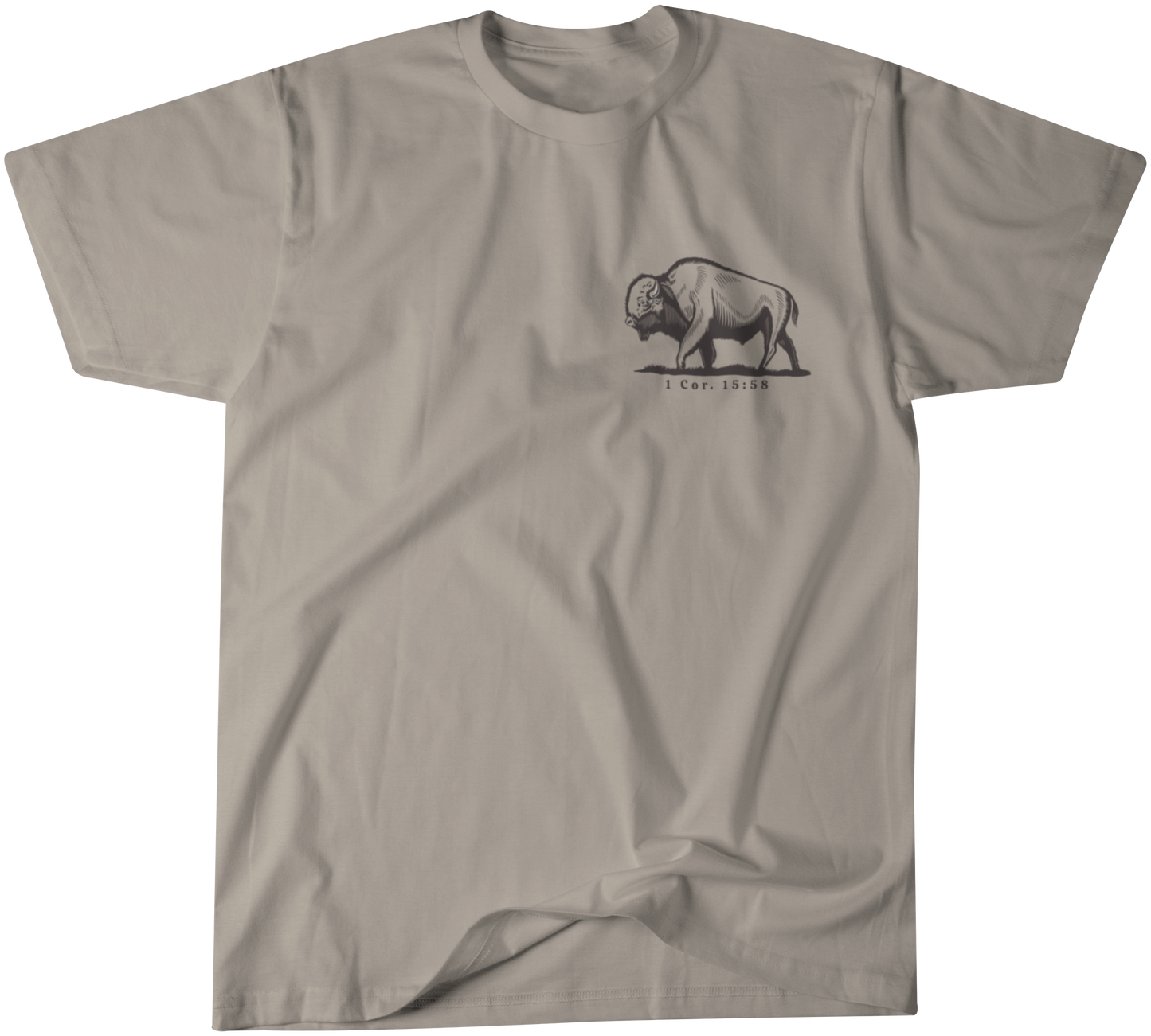 Be Strong and Steadfast Buffalo Tee