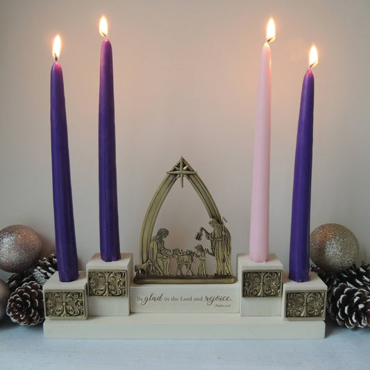 Holy Family Advent Candle Holder