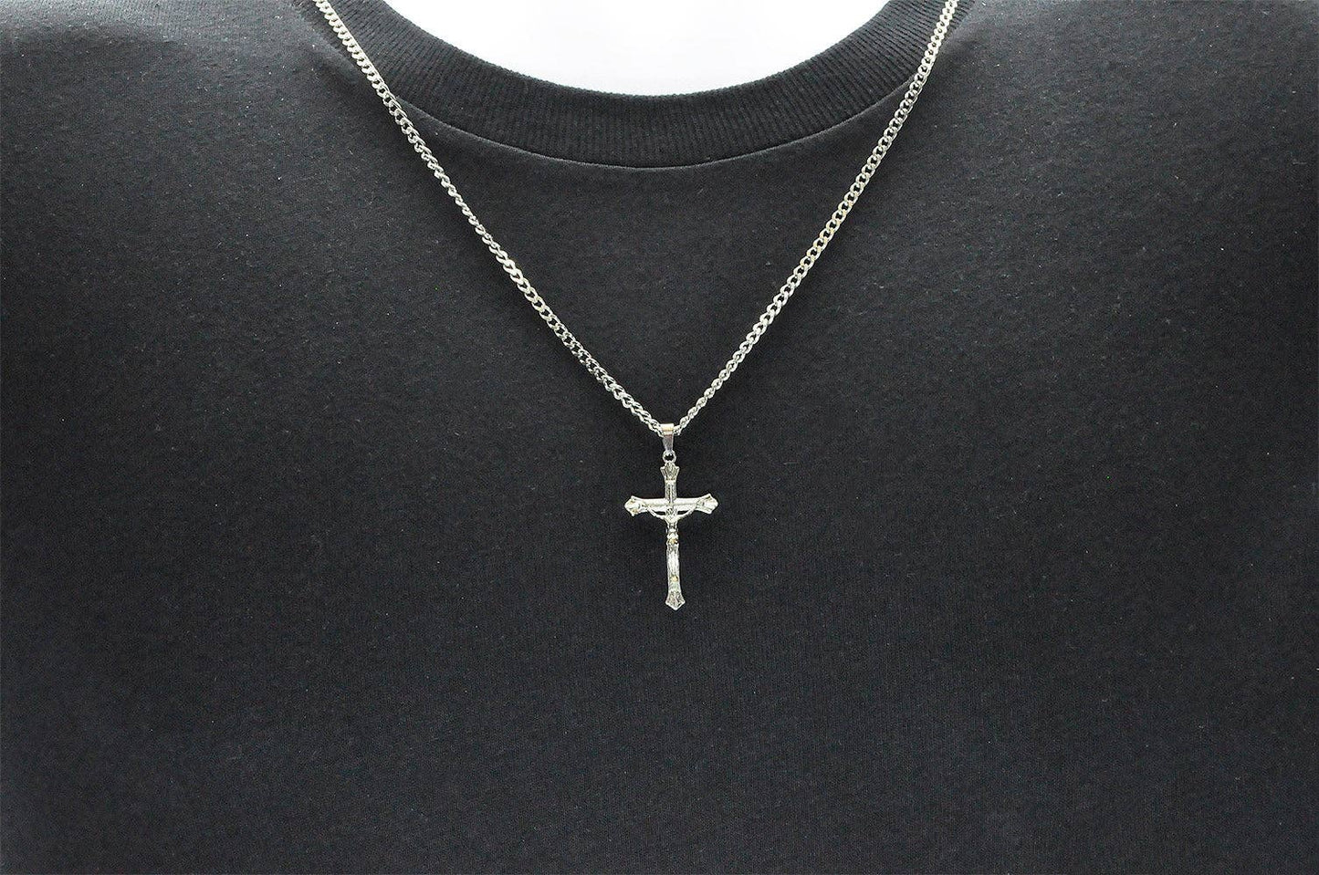 Men's S.Steel Crucifix Cross Pendant