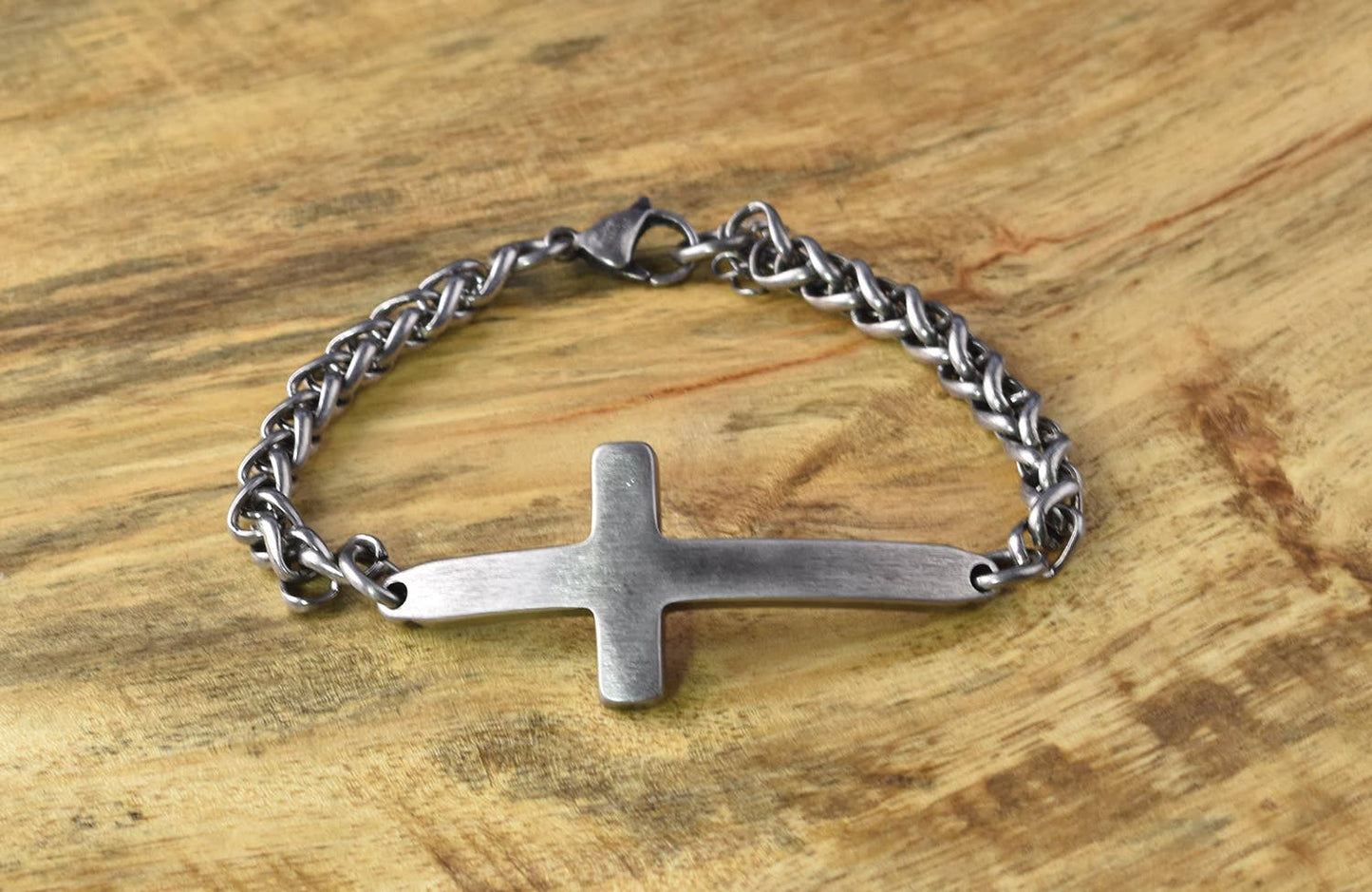 Cross/Wheat Chain - Eden Merry Bracelet