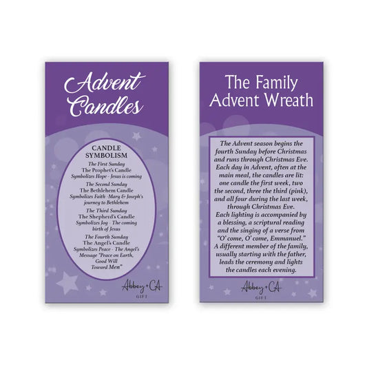 Set of 4 Mini Advent Candles